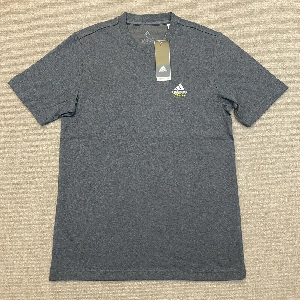 adidas Shirt Adult Small PARIS Martini French 21 Le‎ Bar Aux Trois Bandes Logo